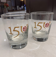 KENTUCKY DERBY 150 - Tapered rocks glass set of 2