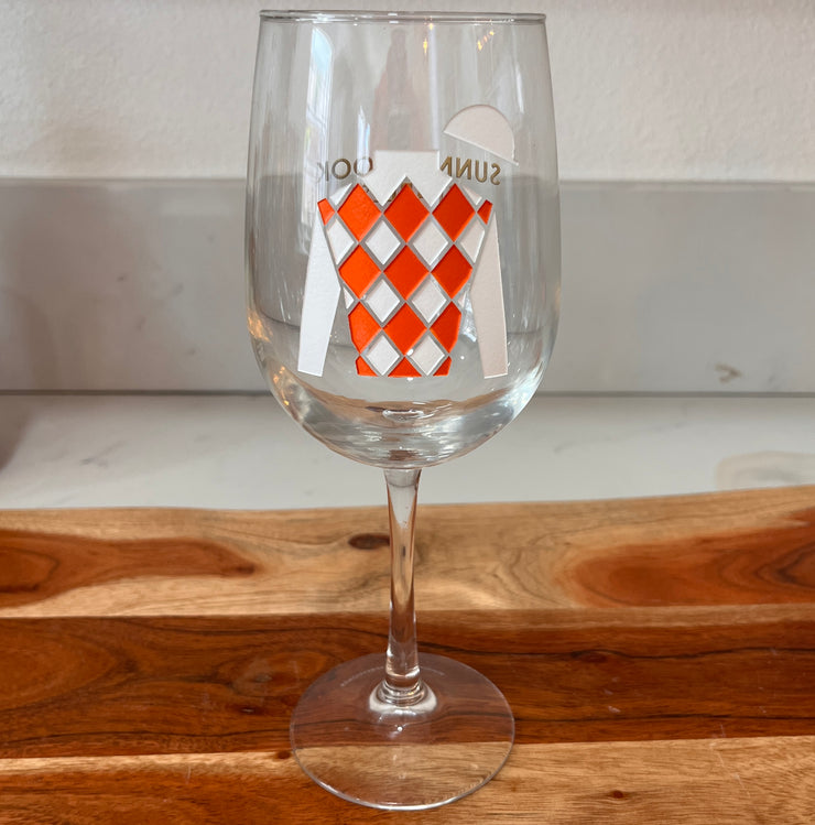 CUSTOM SILKS - Wine Glasses set/2