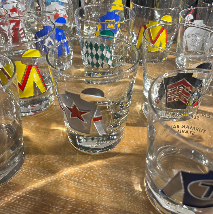 CUSTOM SILKS -  Rocks Glasses set/2